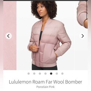 Lululemon Roam Far Wool Bomber Jacket